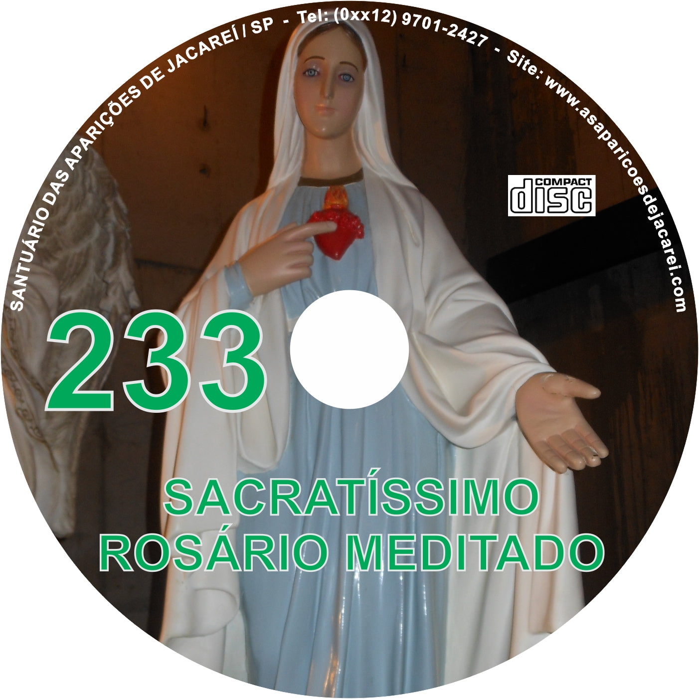 CD Rosário Meditado 233 CD Rosário Meditado 233